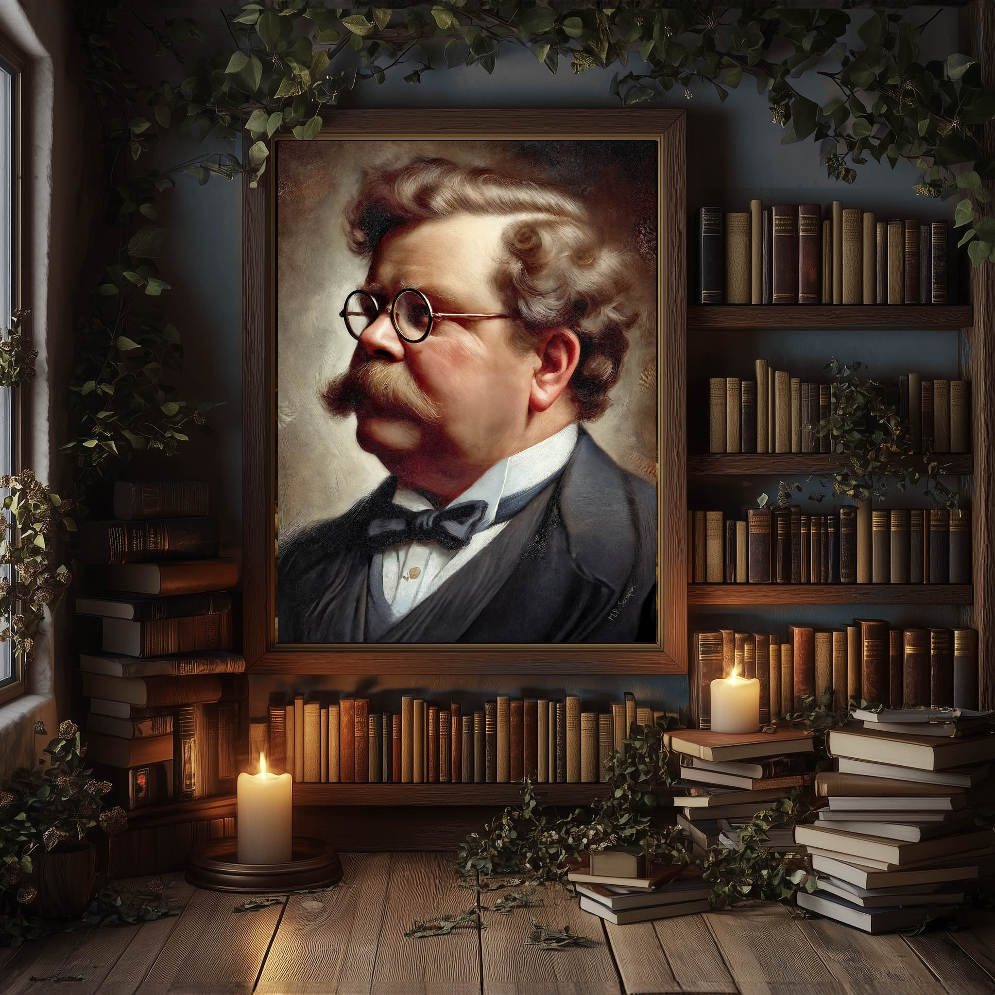GK Chesterton Portrait — image 2