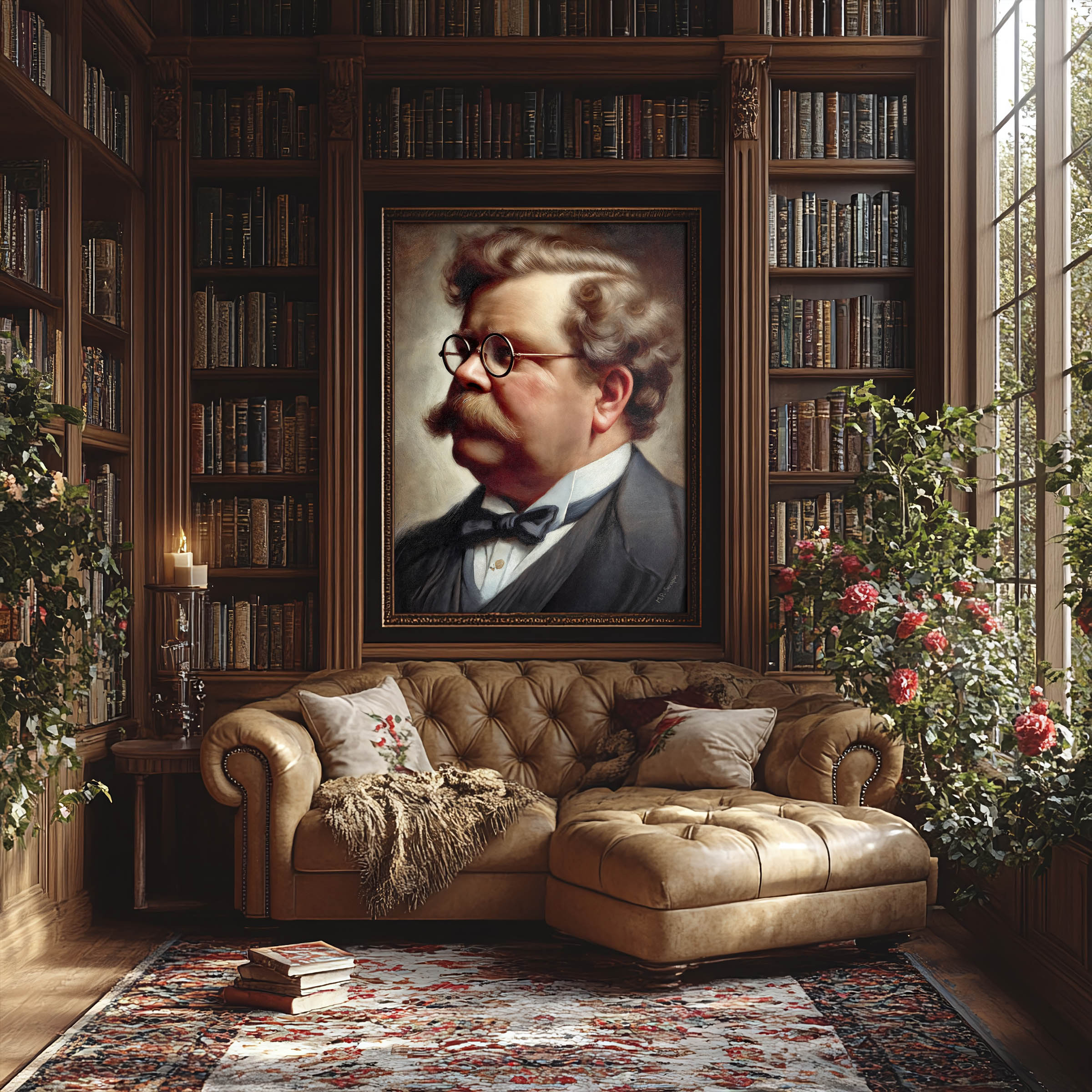 GK Chesterton Portrait — image 5