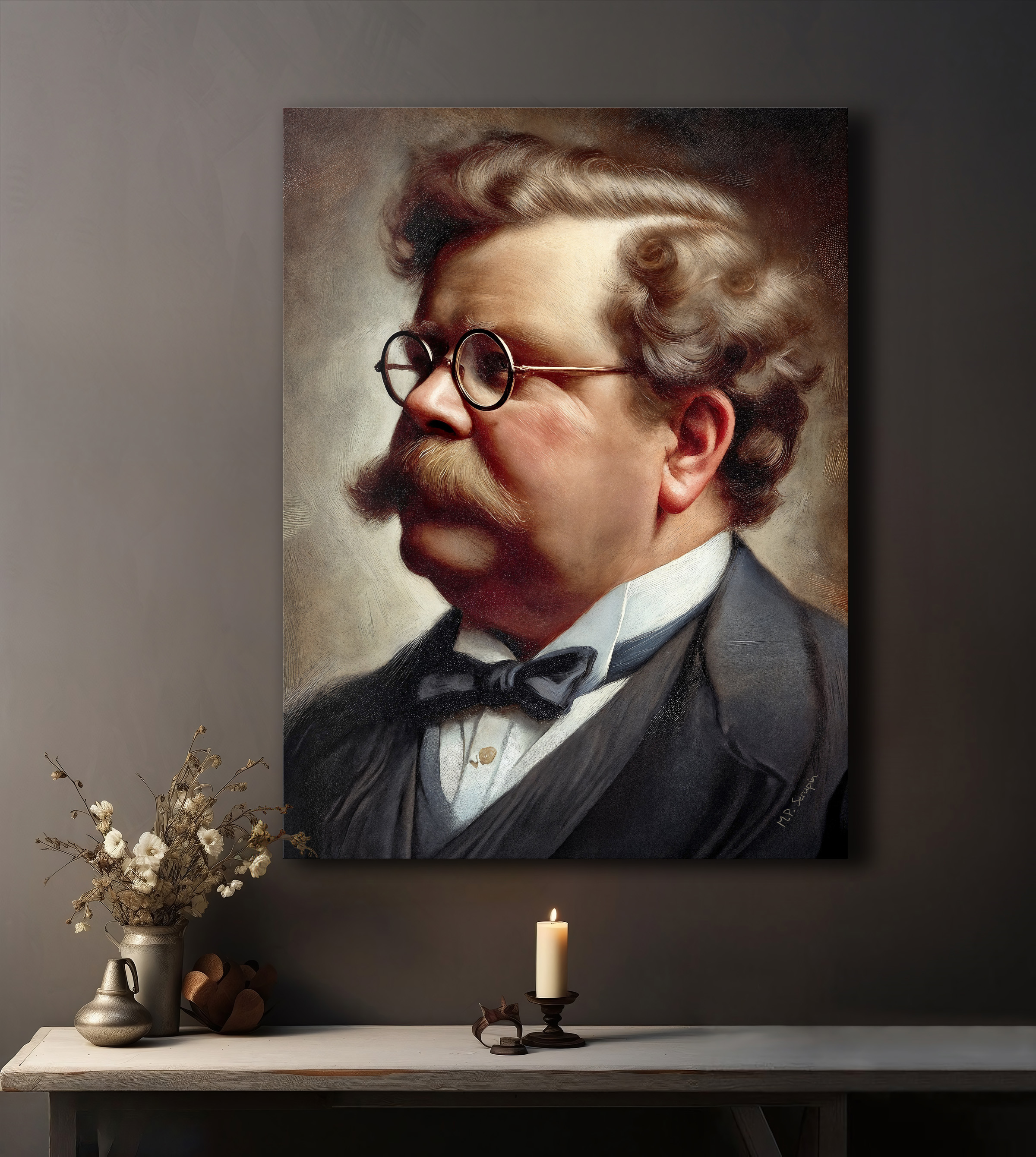 GK Chesterton Portrait — image 8