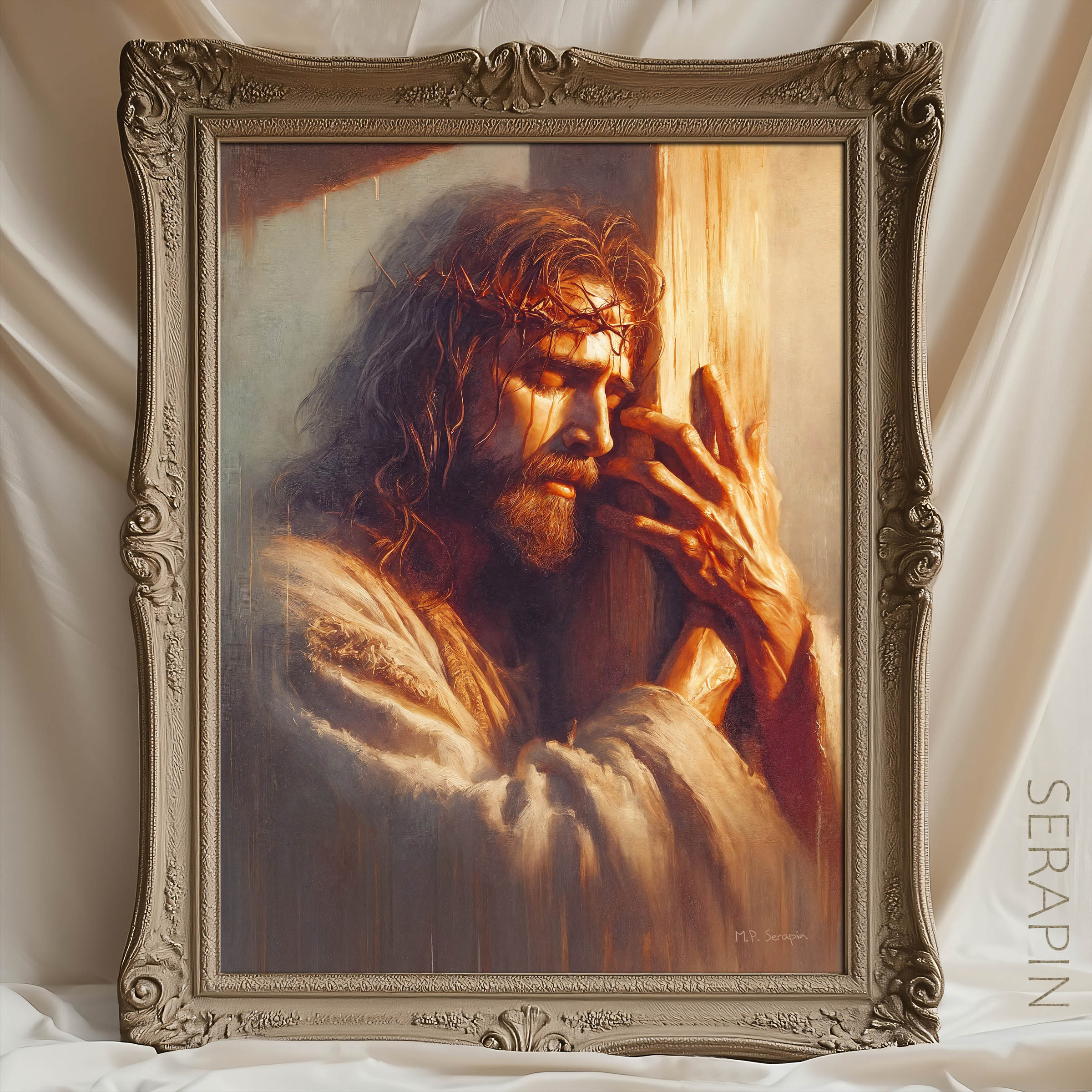 Jesus Embraces The Cross — image 10