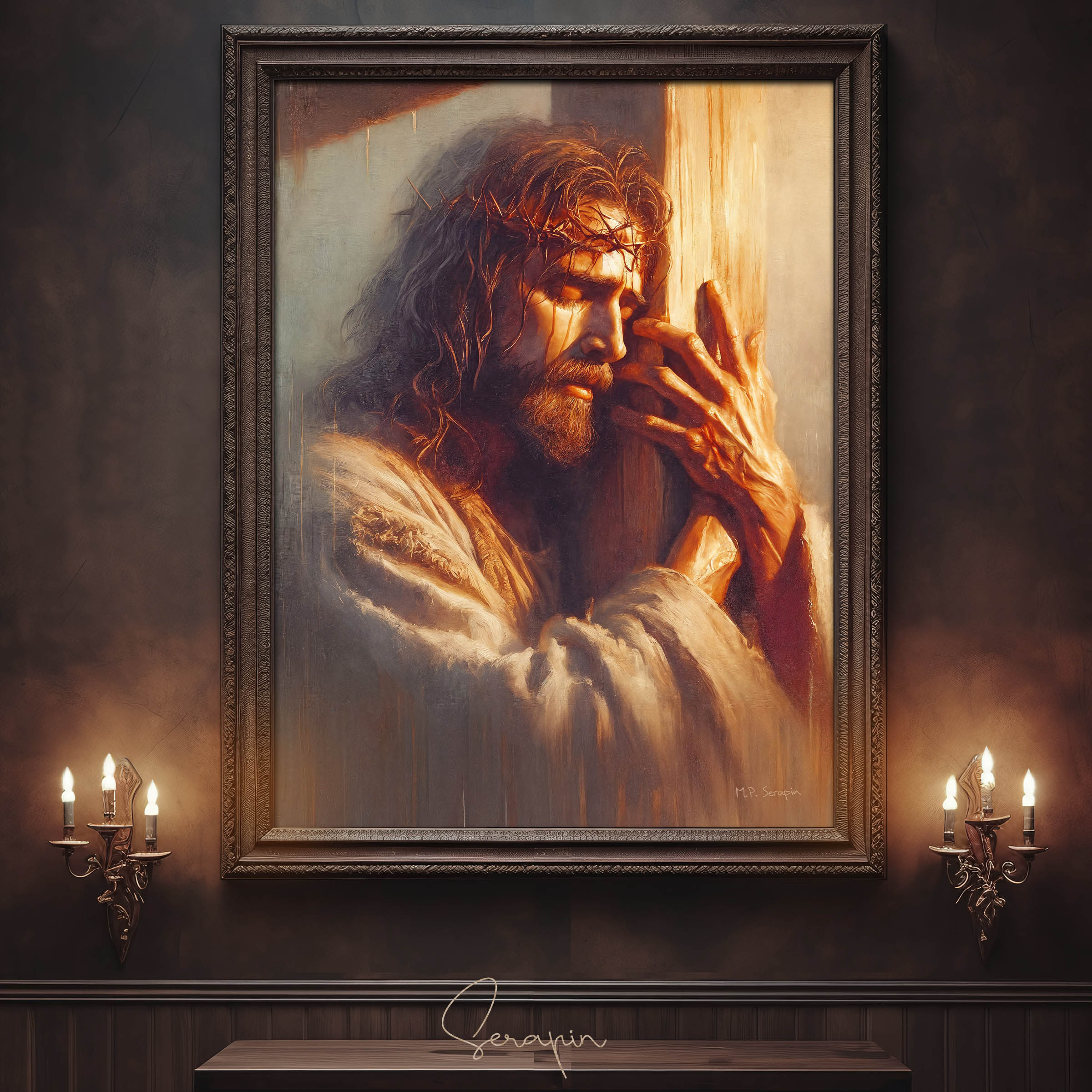 Jesus Embraces The Cross — image 11