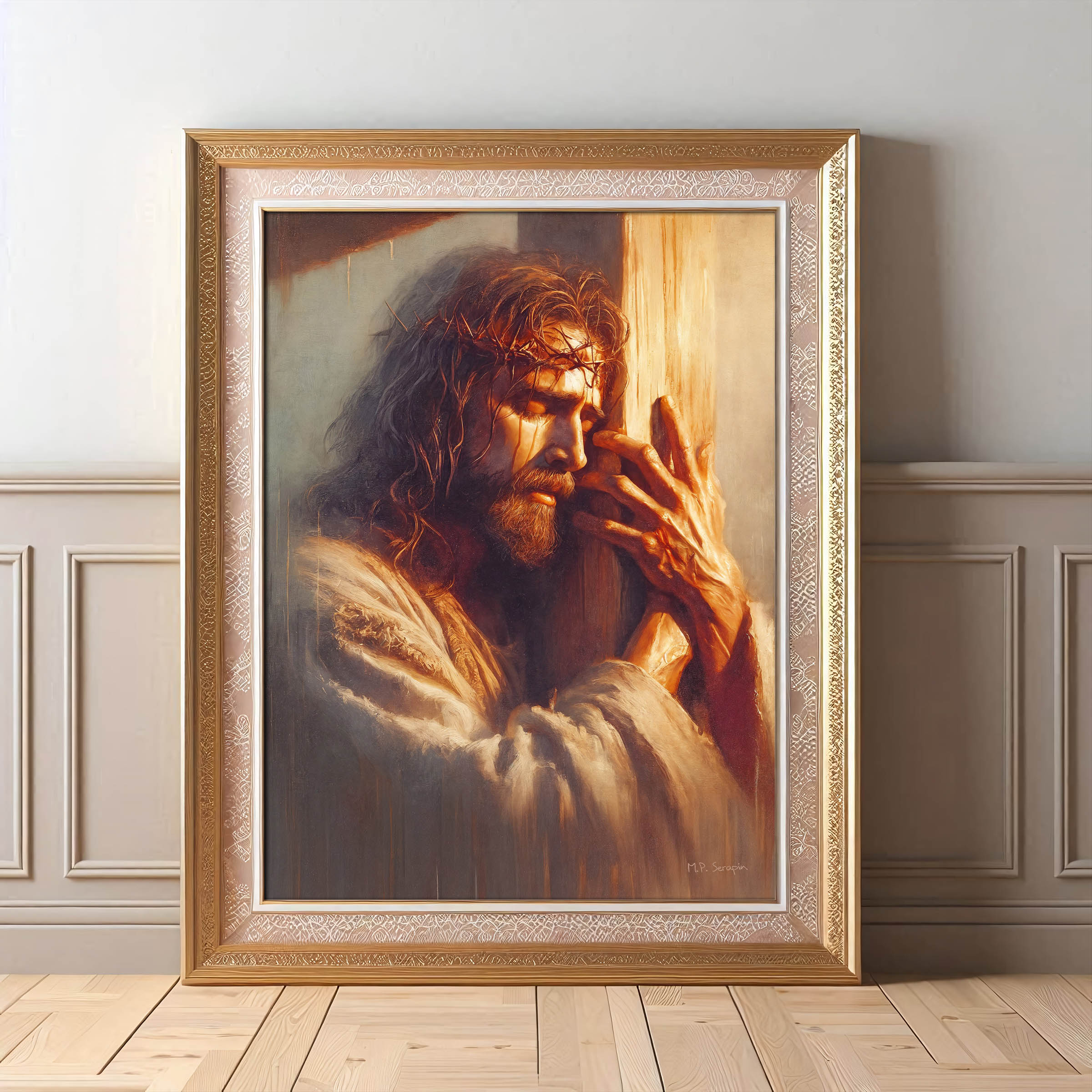 Jesus Embraces The Cross — image 12