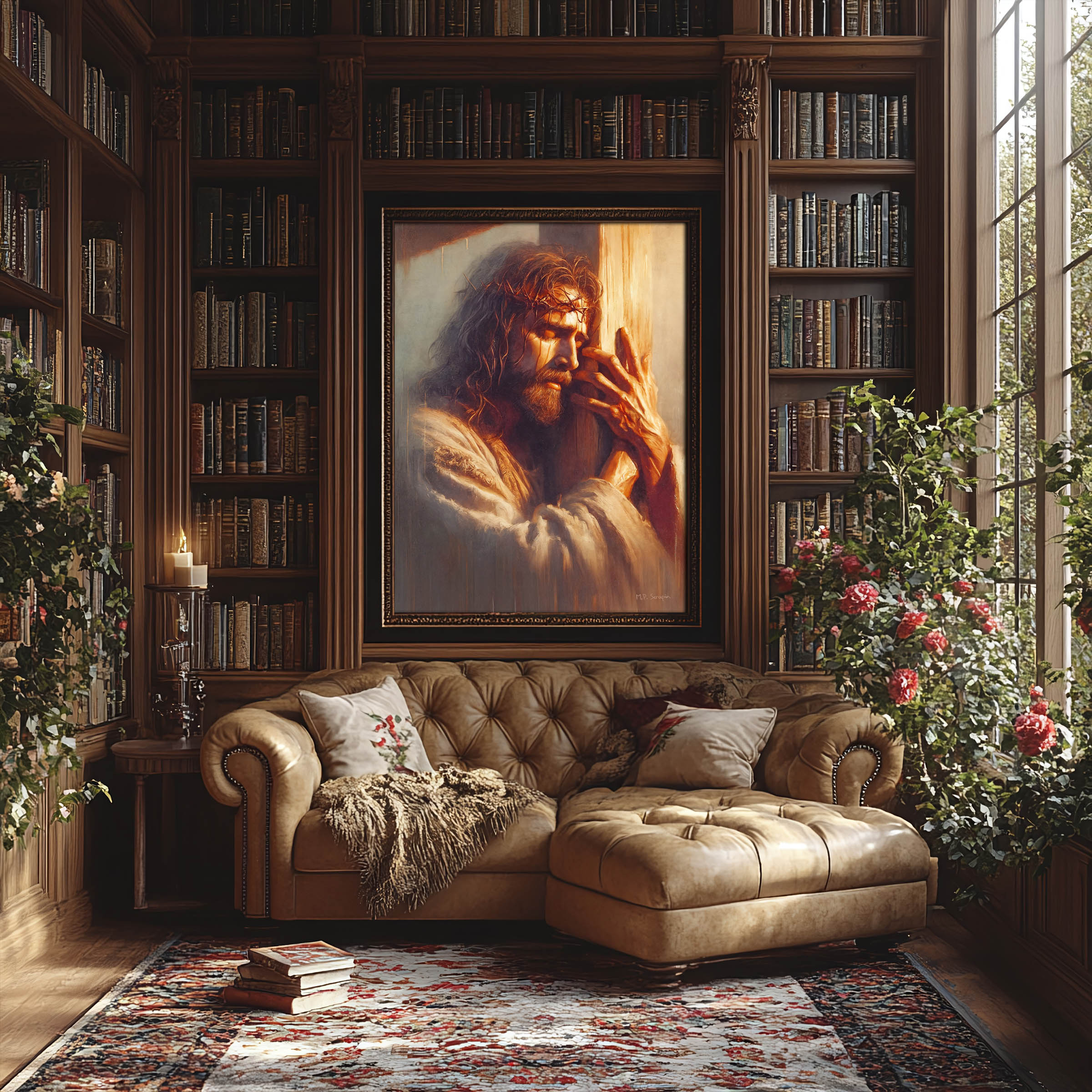 Jesus Embraces The Cross — image 13