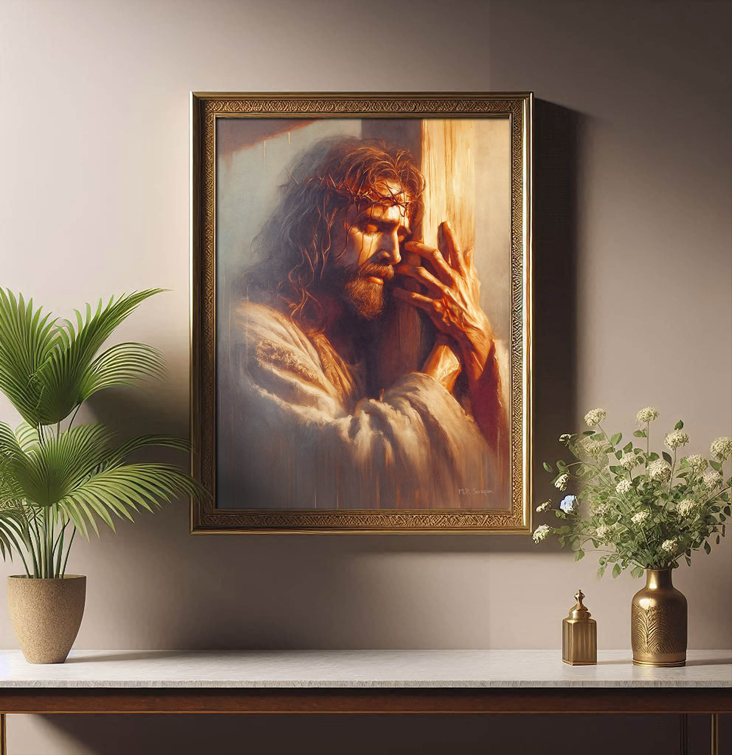 Jesus Embraces The Cross — image 15