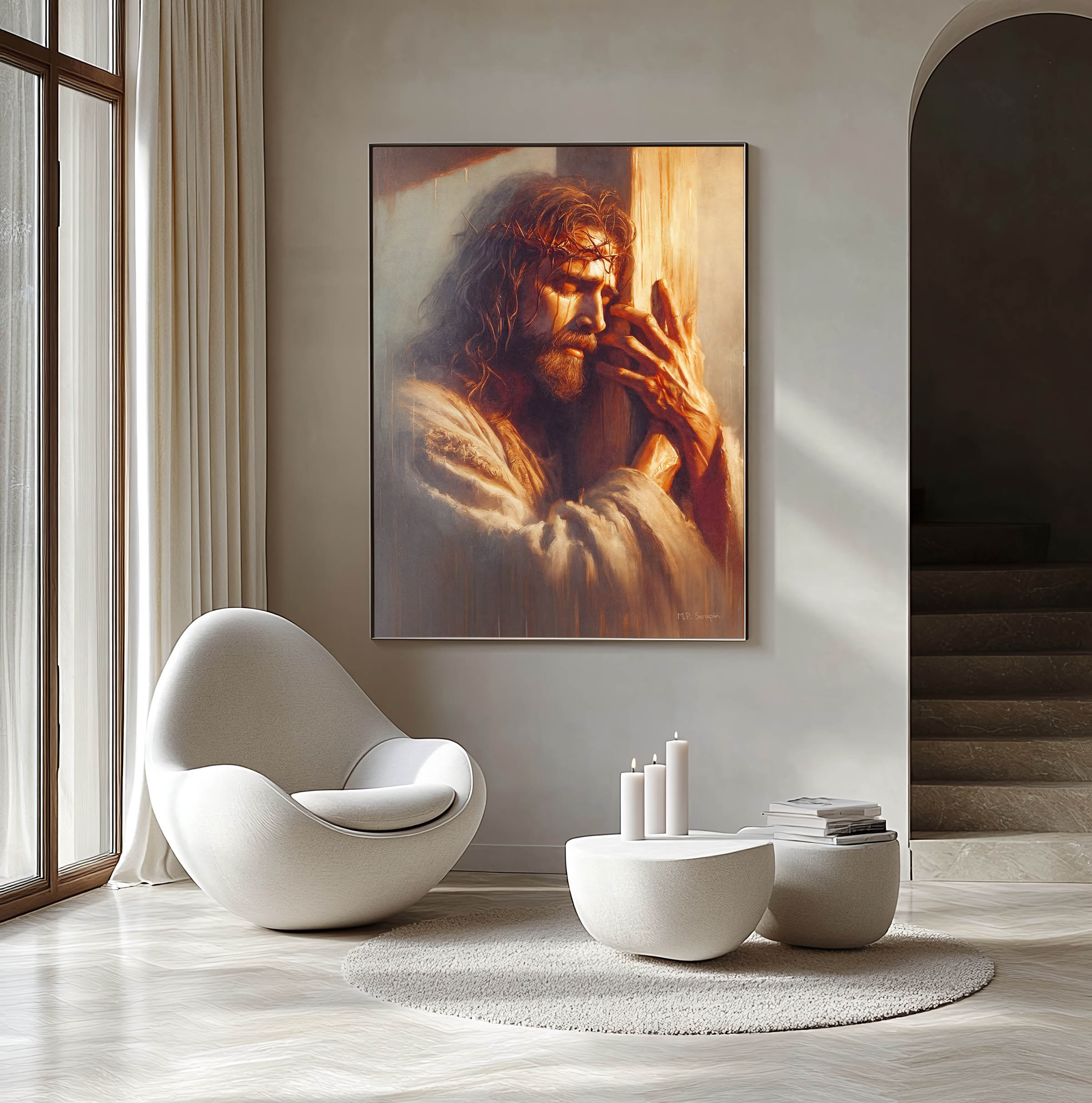 Jesus Embraces The Cross — image 3