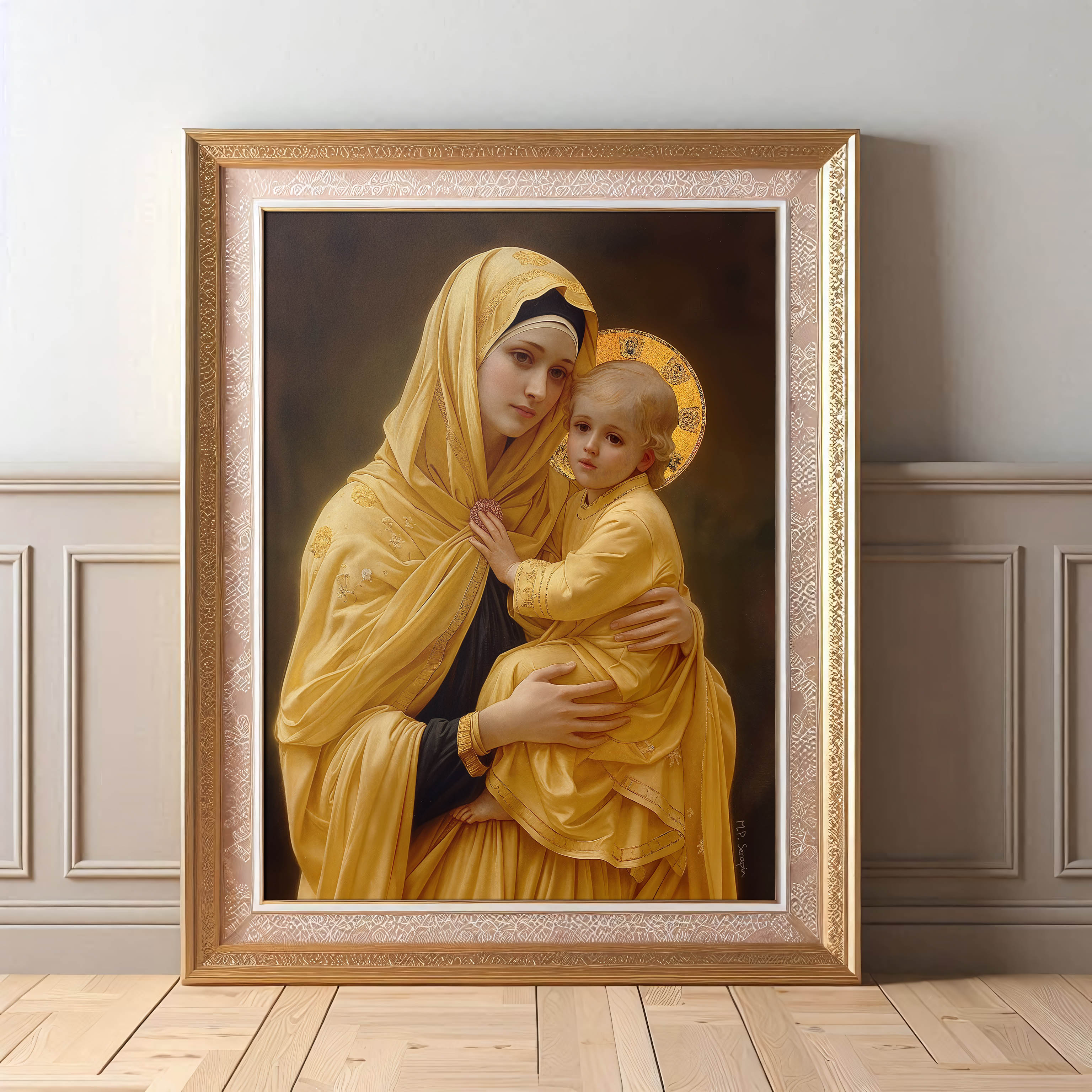 Madonna and Child - Golden Robes — image 3