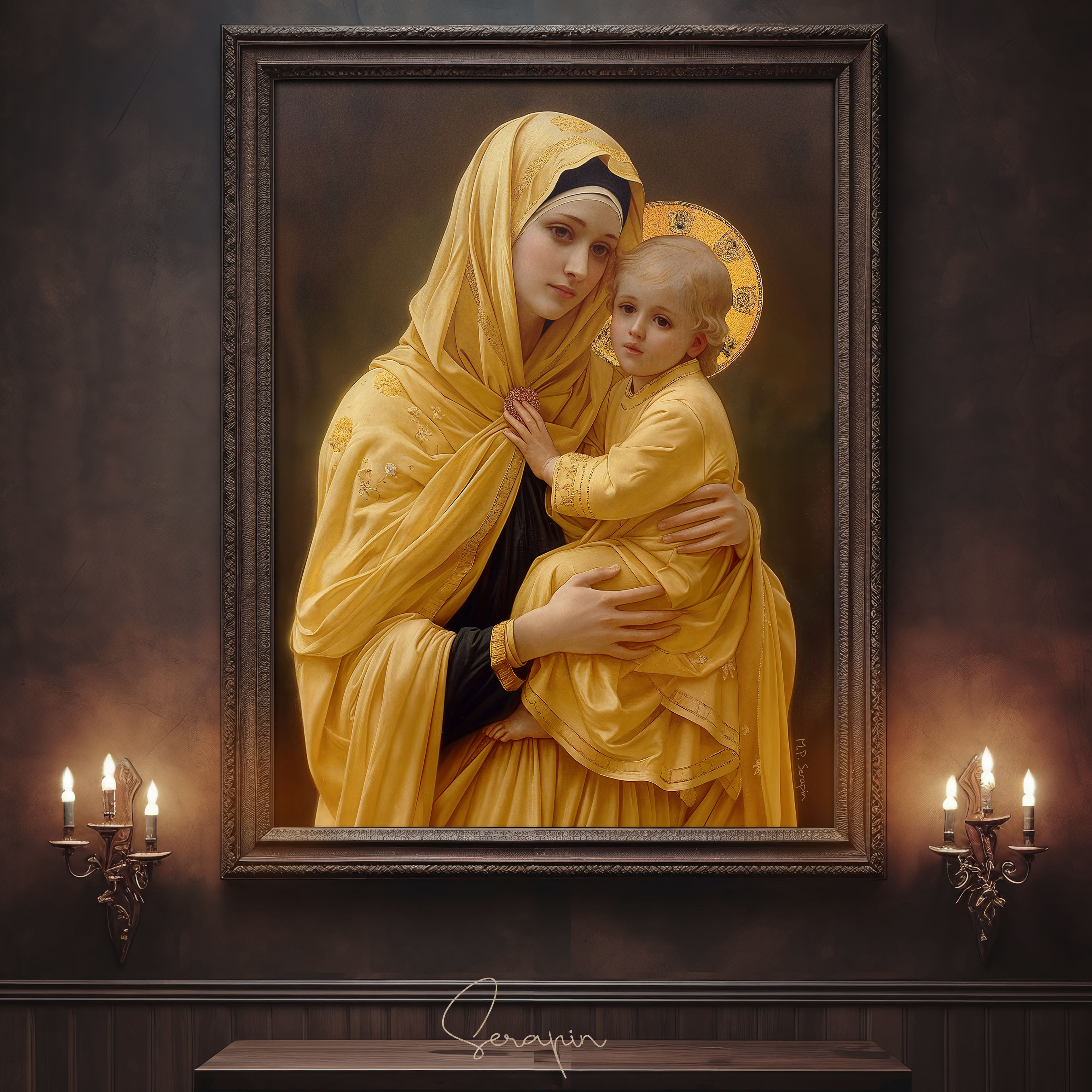 Madonna and Child - Golden Robes — image 6
