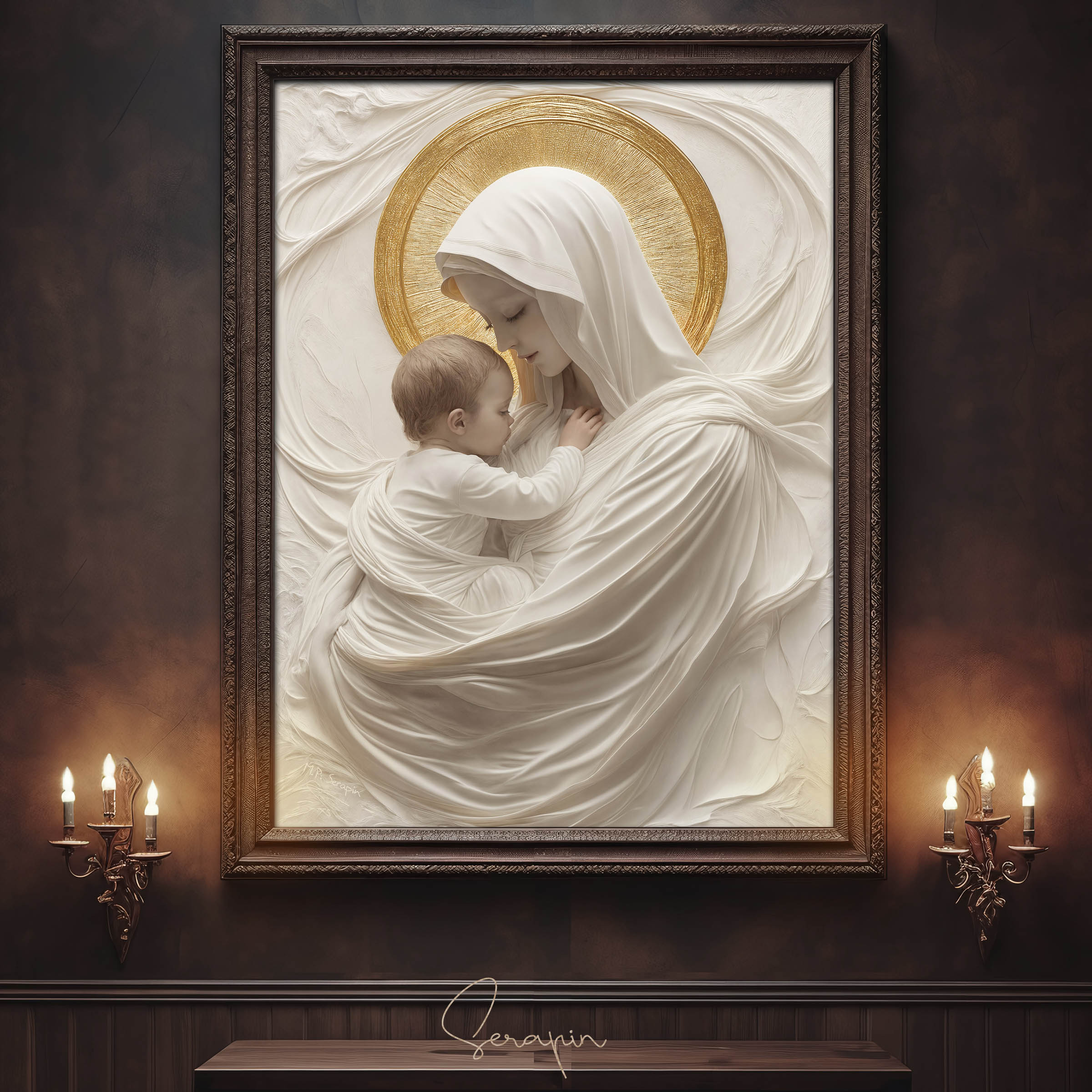 Madonna and Child - Impasto — image 11