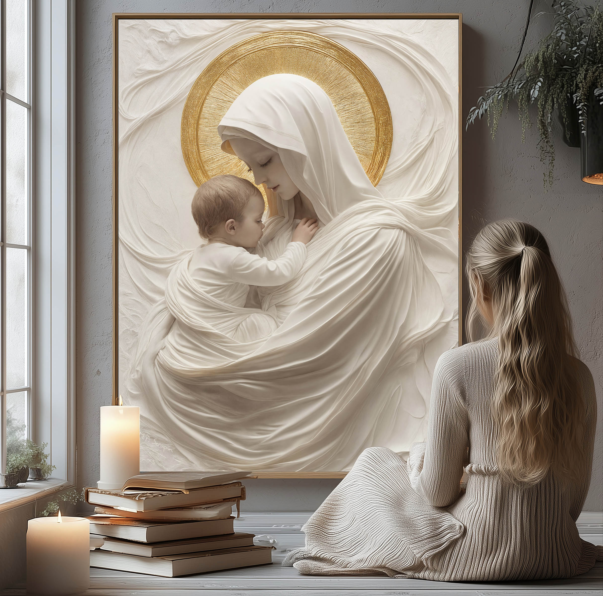 Madonna and Child - Impasto — image 16