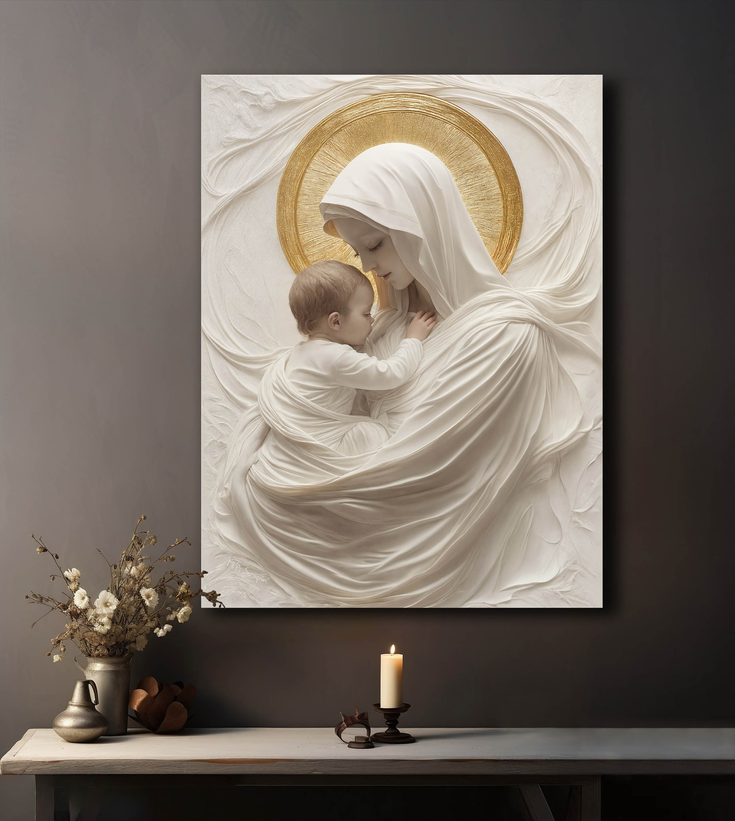 Madonna and Child - Impasto — image 17