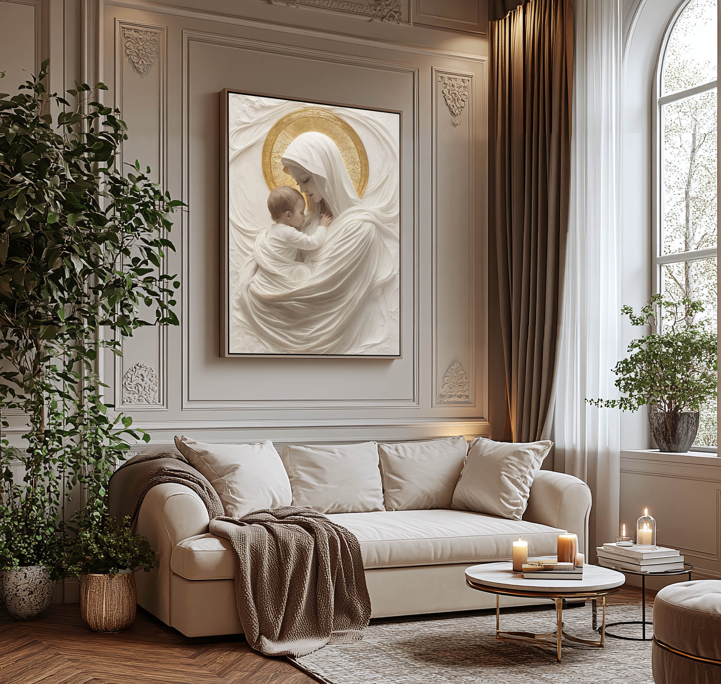 Madonna and Child - Impasto — image 2