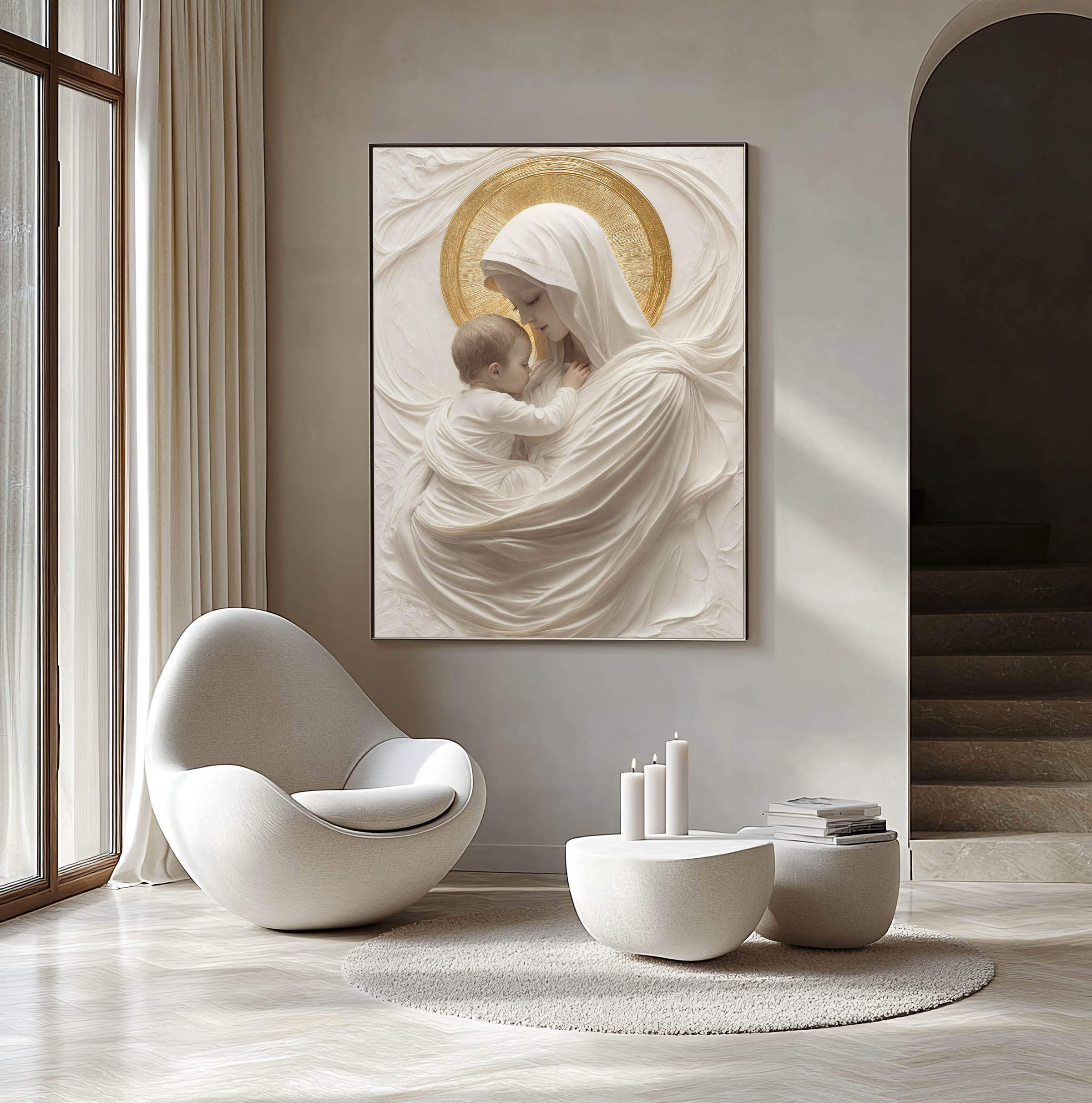 Madonna and Child - Impasto — image 3