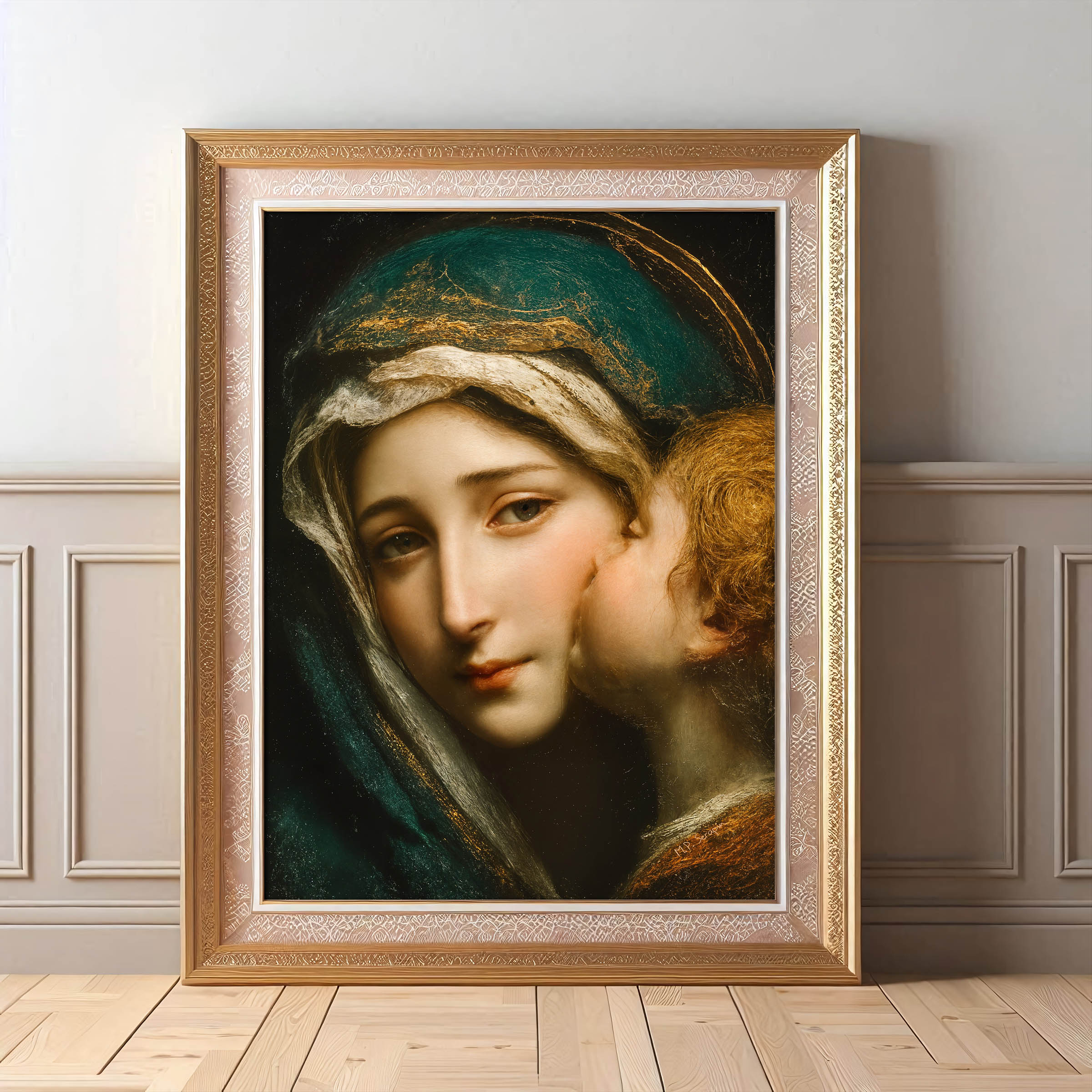 Madonna and Child - Intimate Moment — image 3