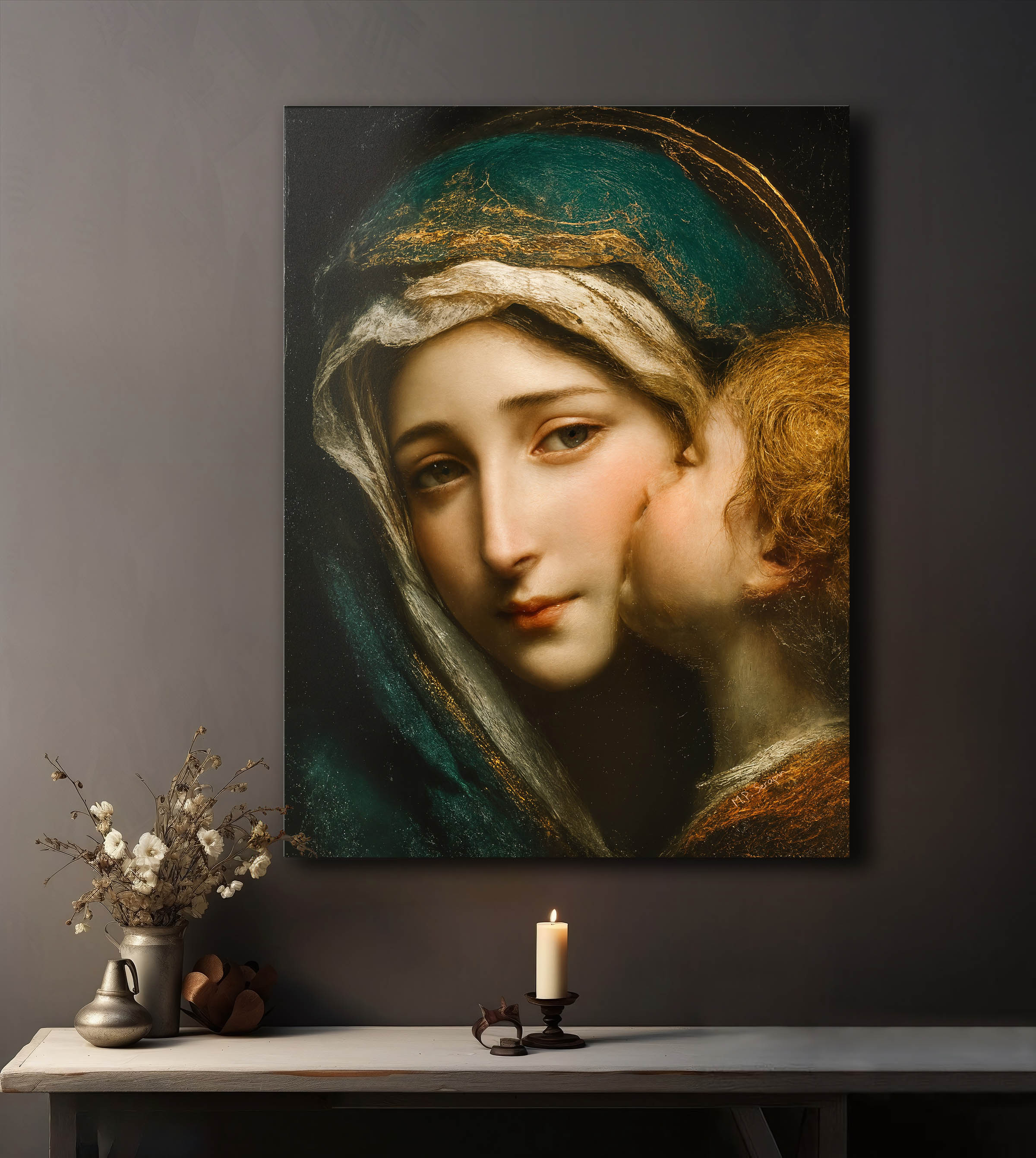 Madonna and Child - Intimate Moment — image 5