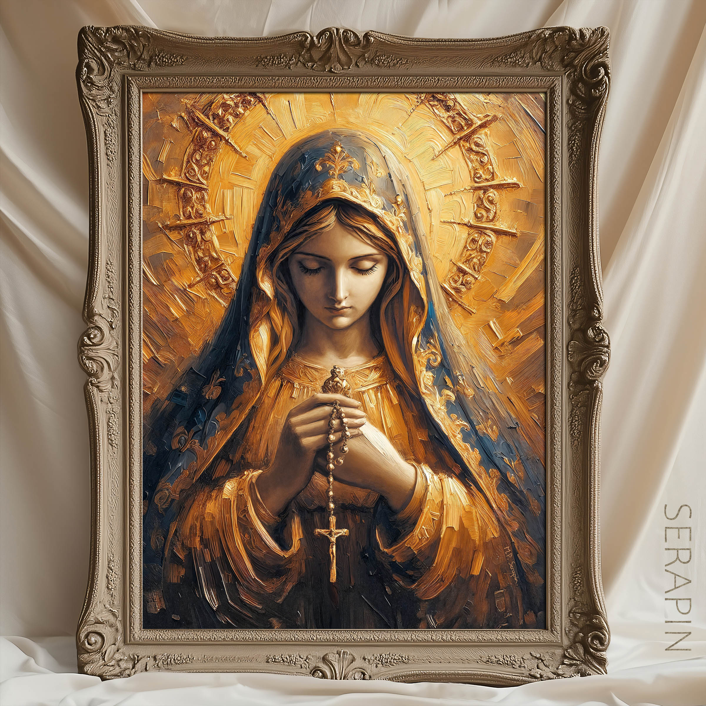 Our Lady of the Holy Rosary - Impasto — image 10