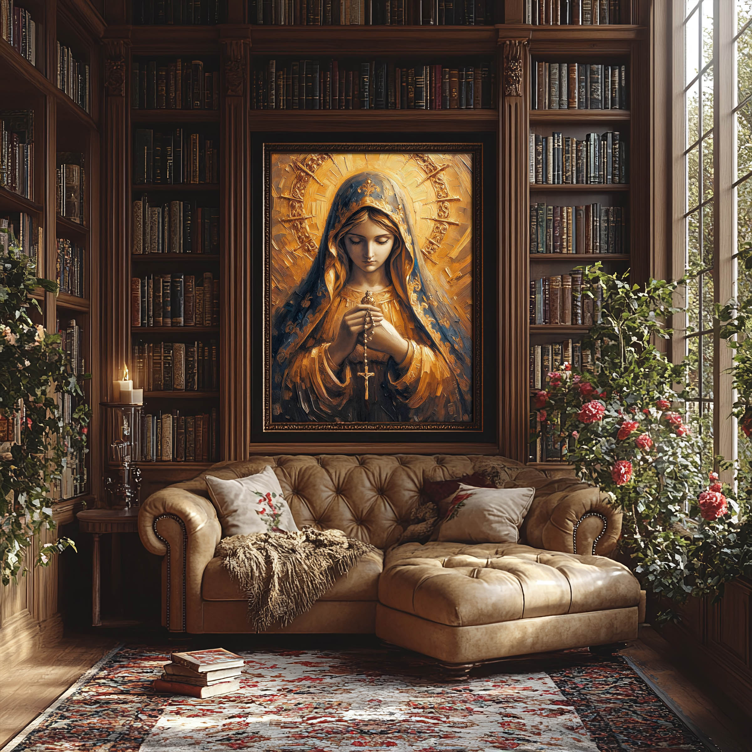 Our Lady of the Holy Rosary - Impasto — image 13