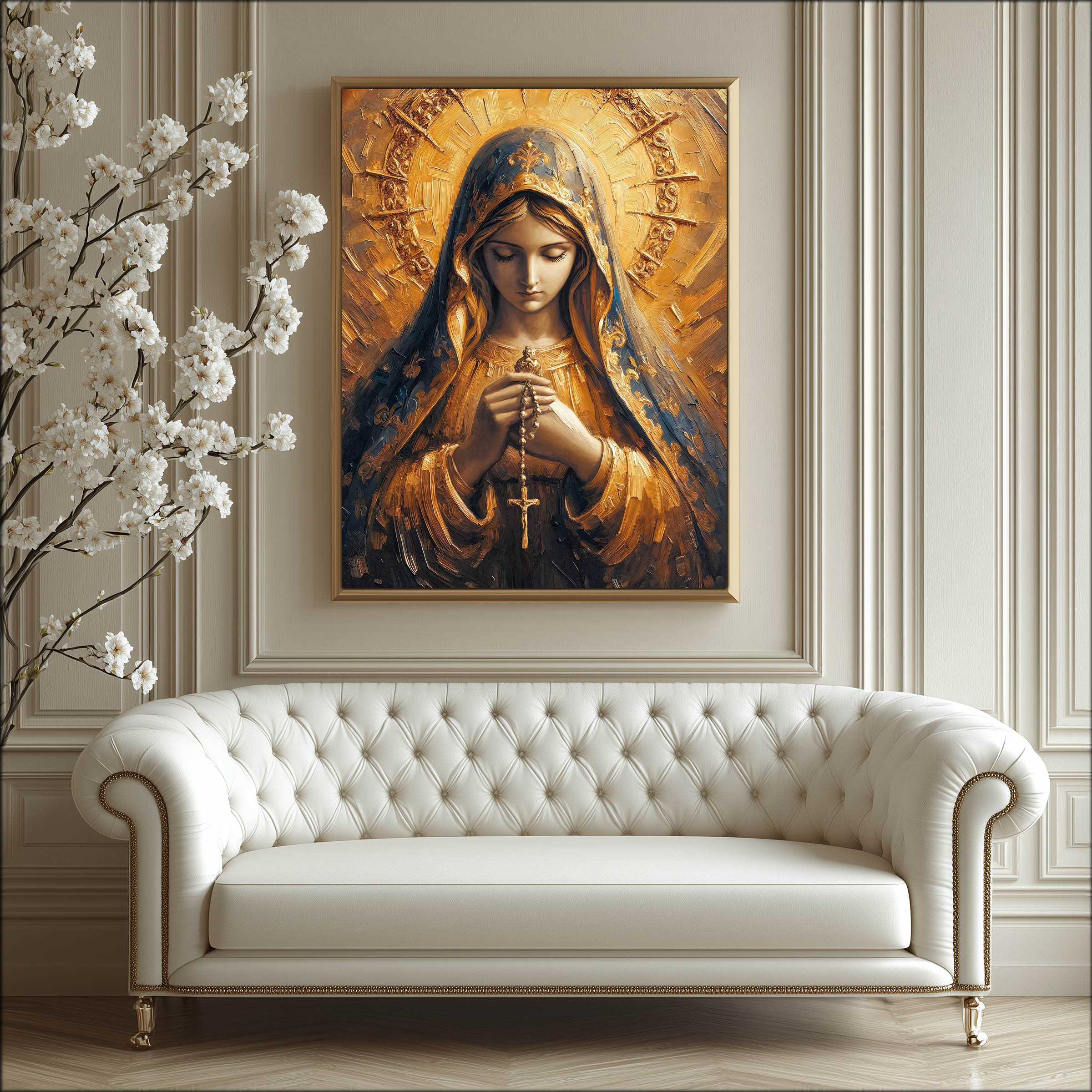 Our Lady of the Holy Rosary - Impasto — image 14