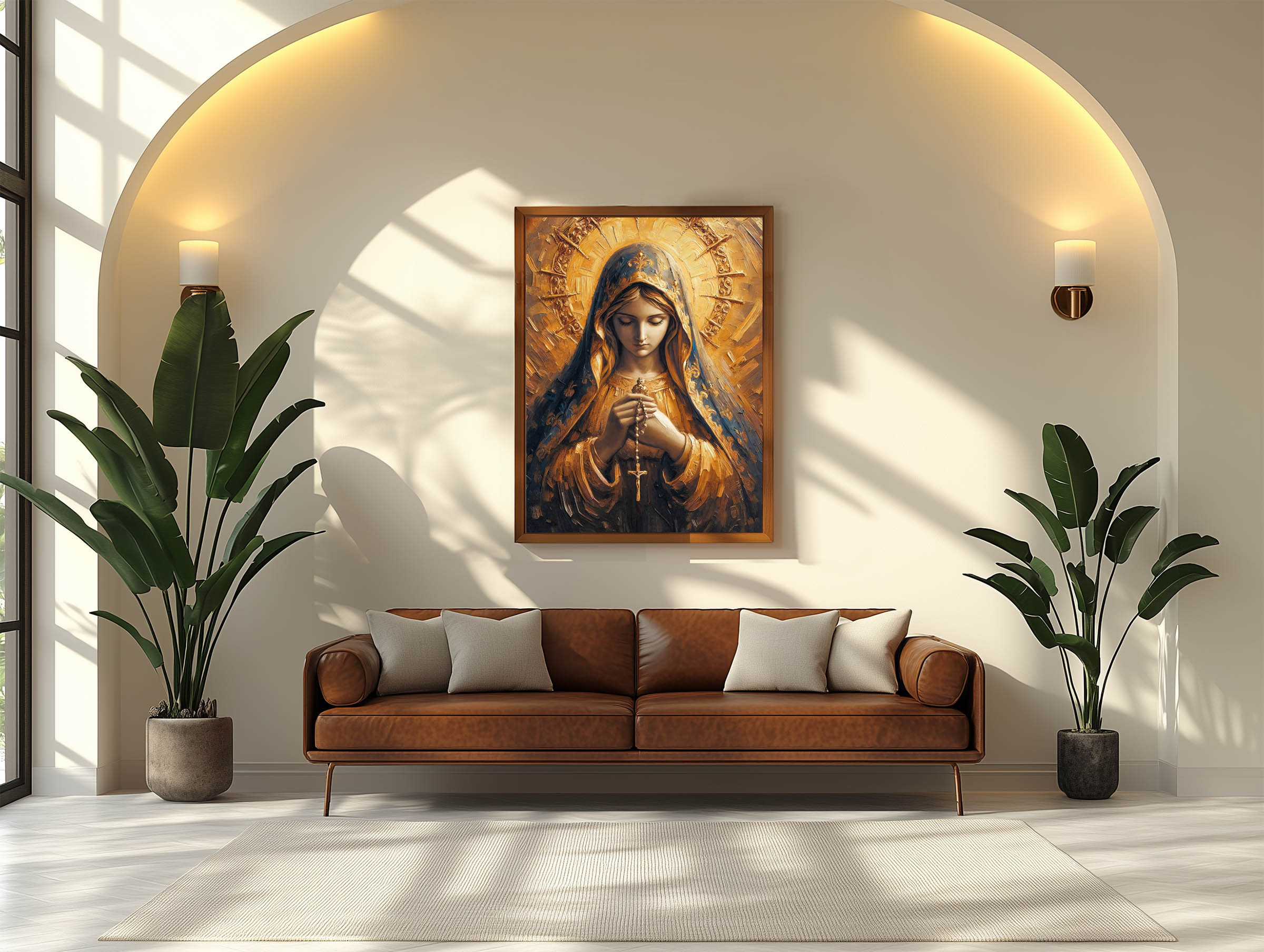 Our Lady of the Holy Rosary - Impasto — image 4