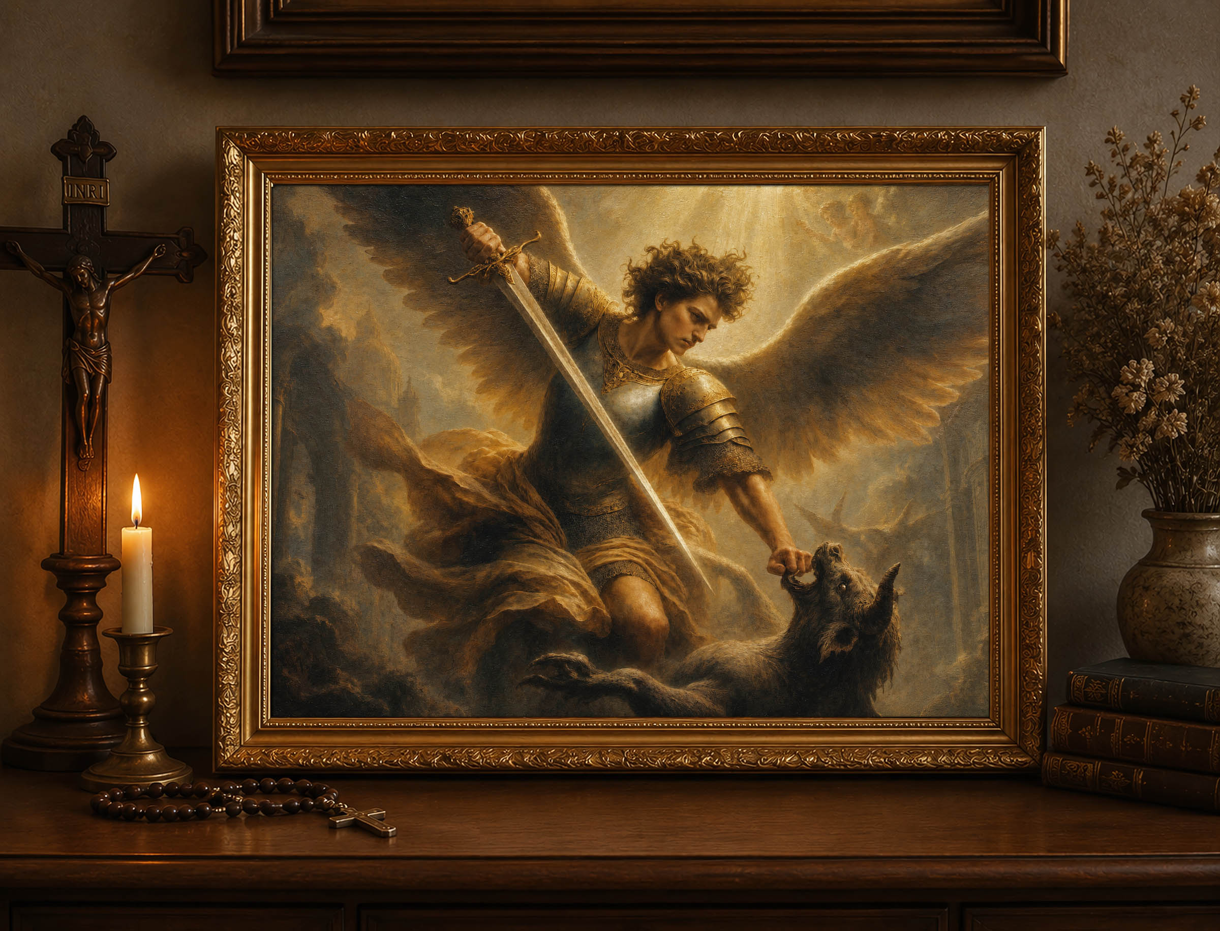 Saint Michael the Archangel In Battle 2 — image 3