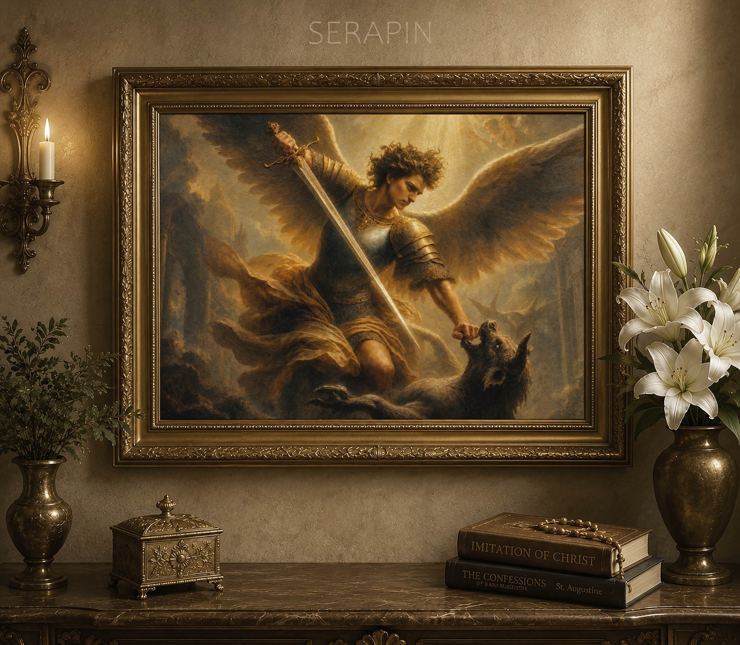 Saint Michael the Archangel In Battle 2 — image 8