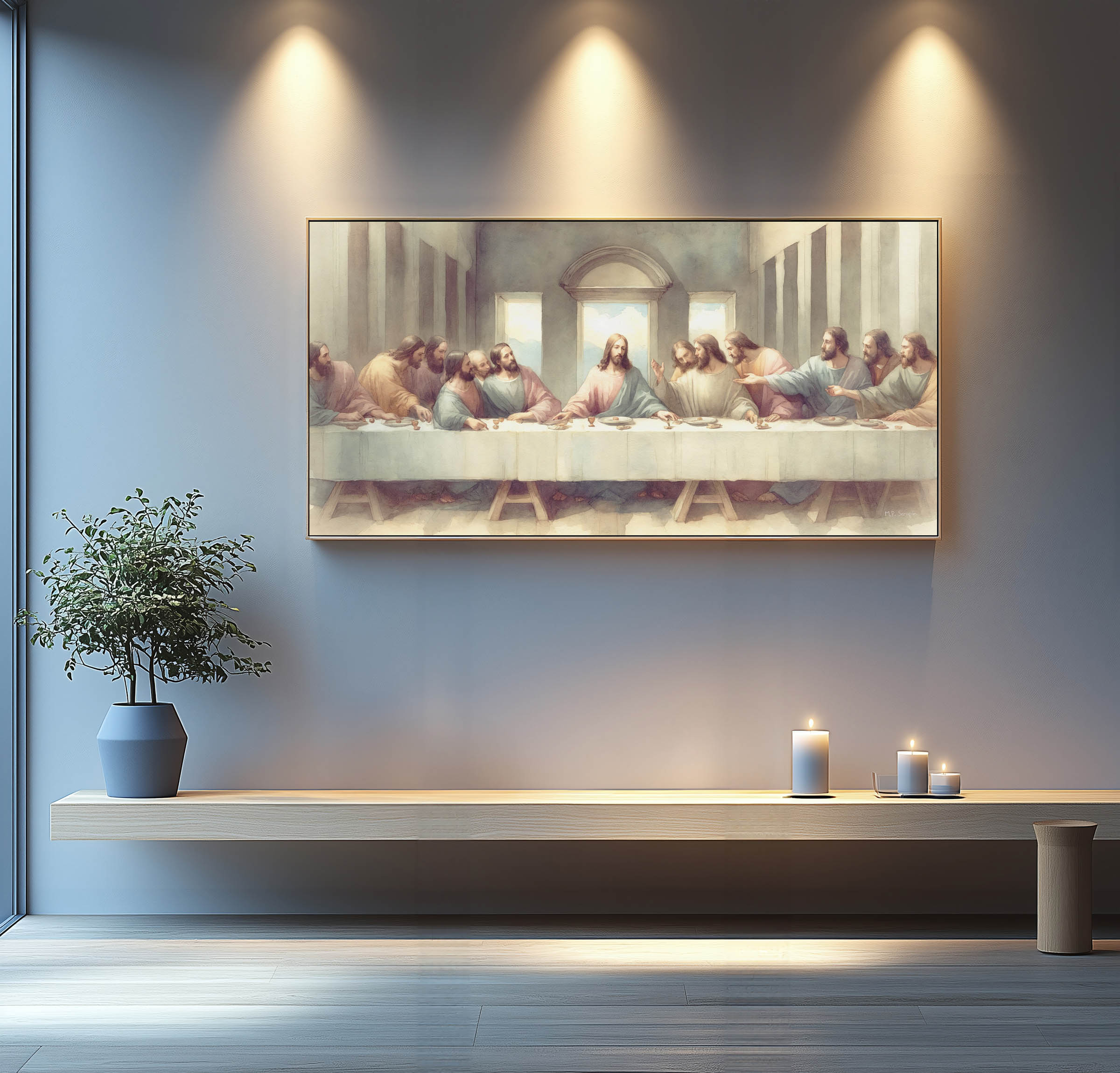 The Last Supper - Watercolor — image 9