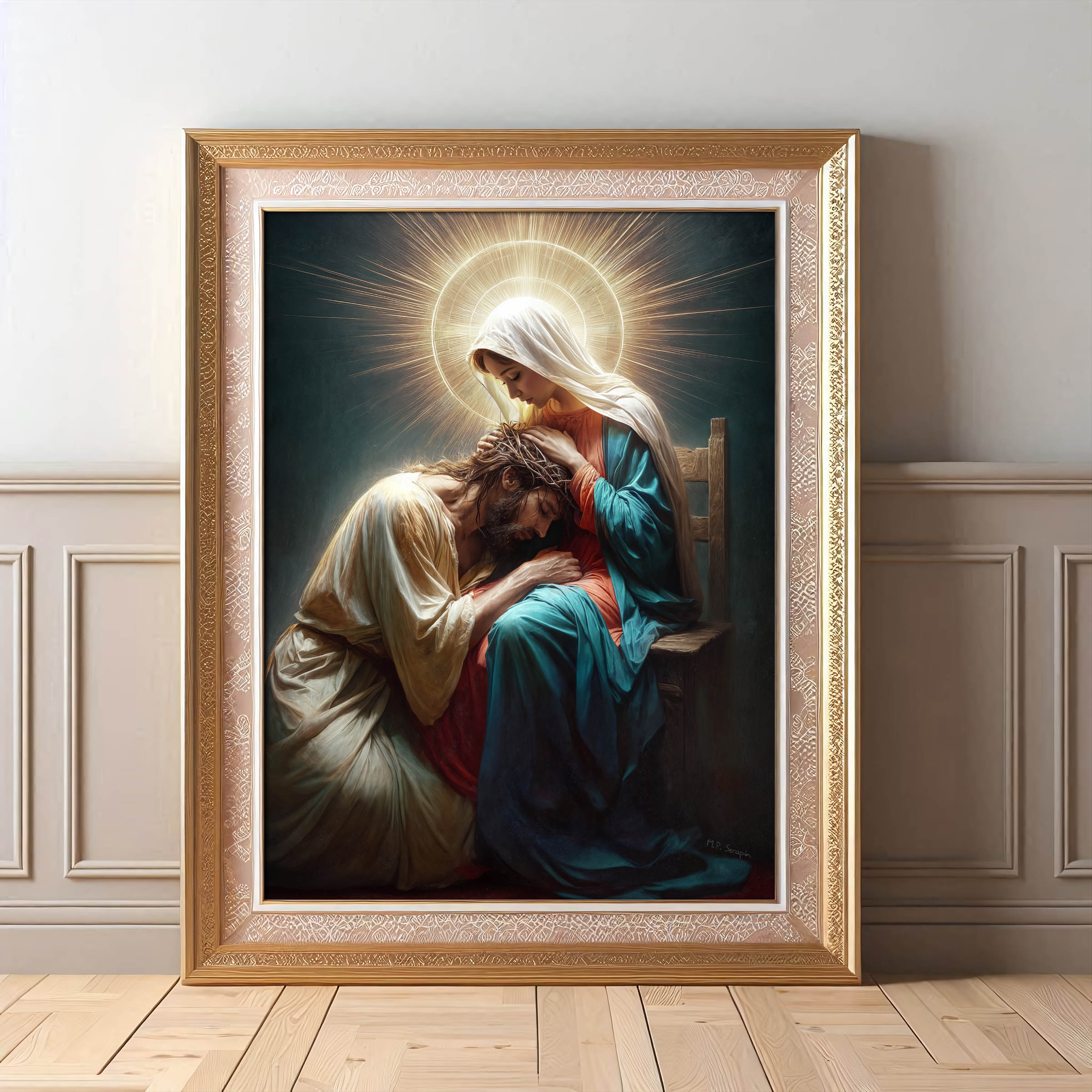 The Mother Comforts Her Son — image 10