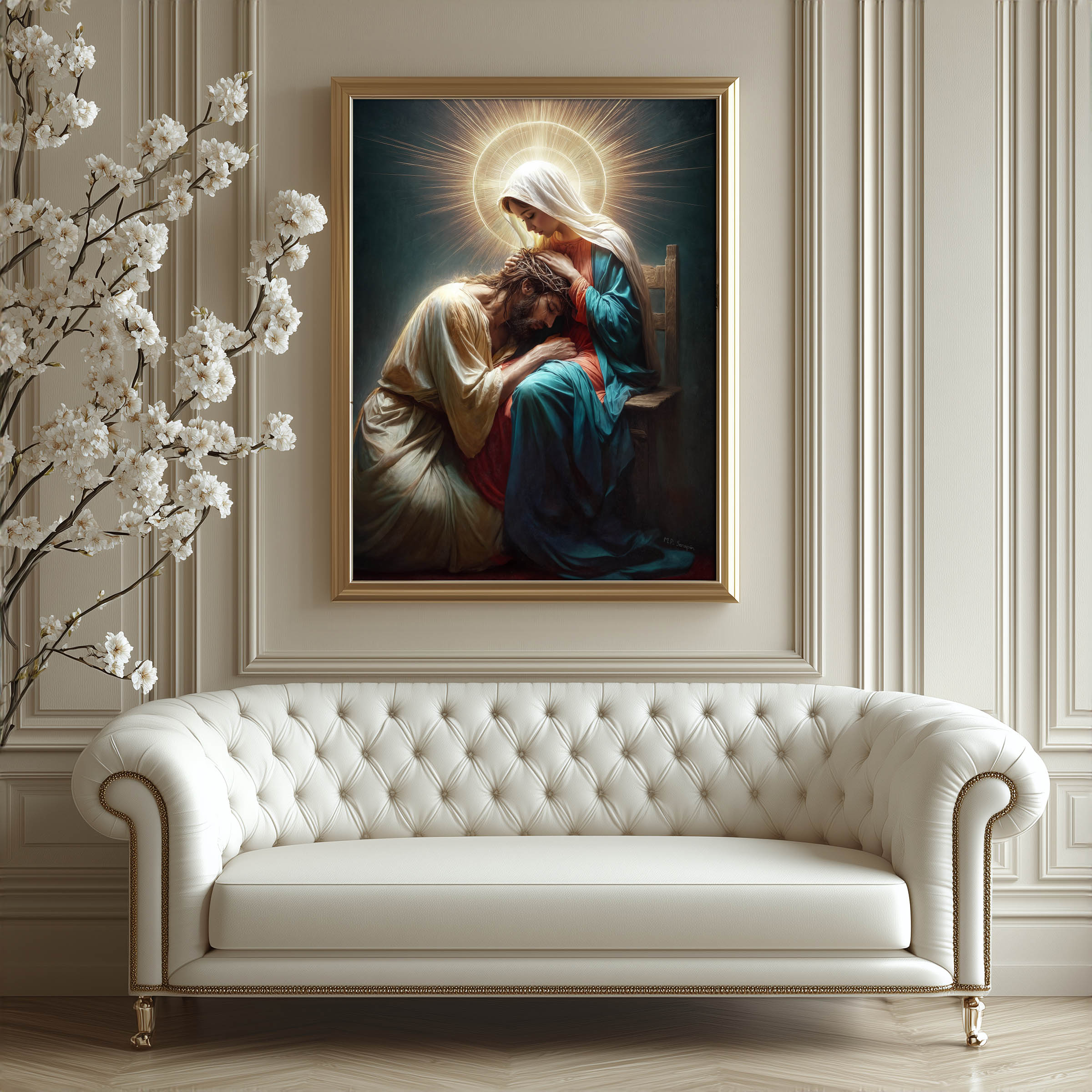 The Mother Comforts Her Son — image 12