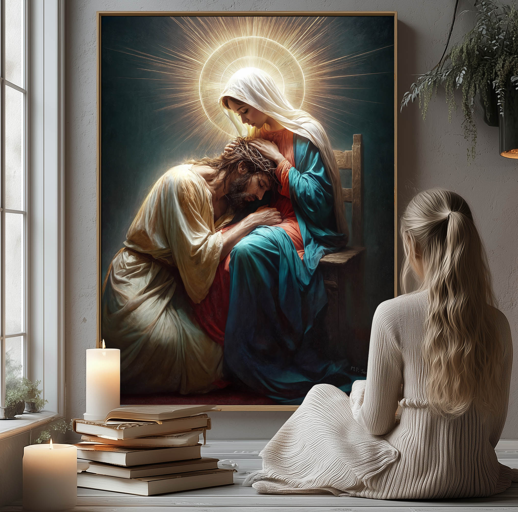 The Mother Comforts Her Son — image 14