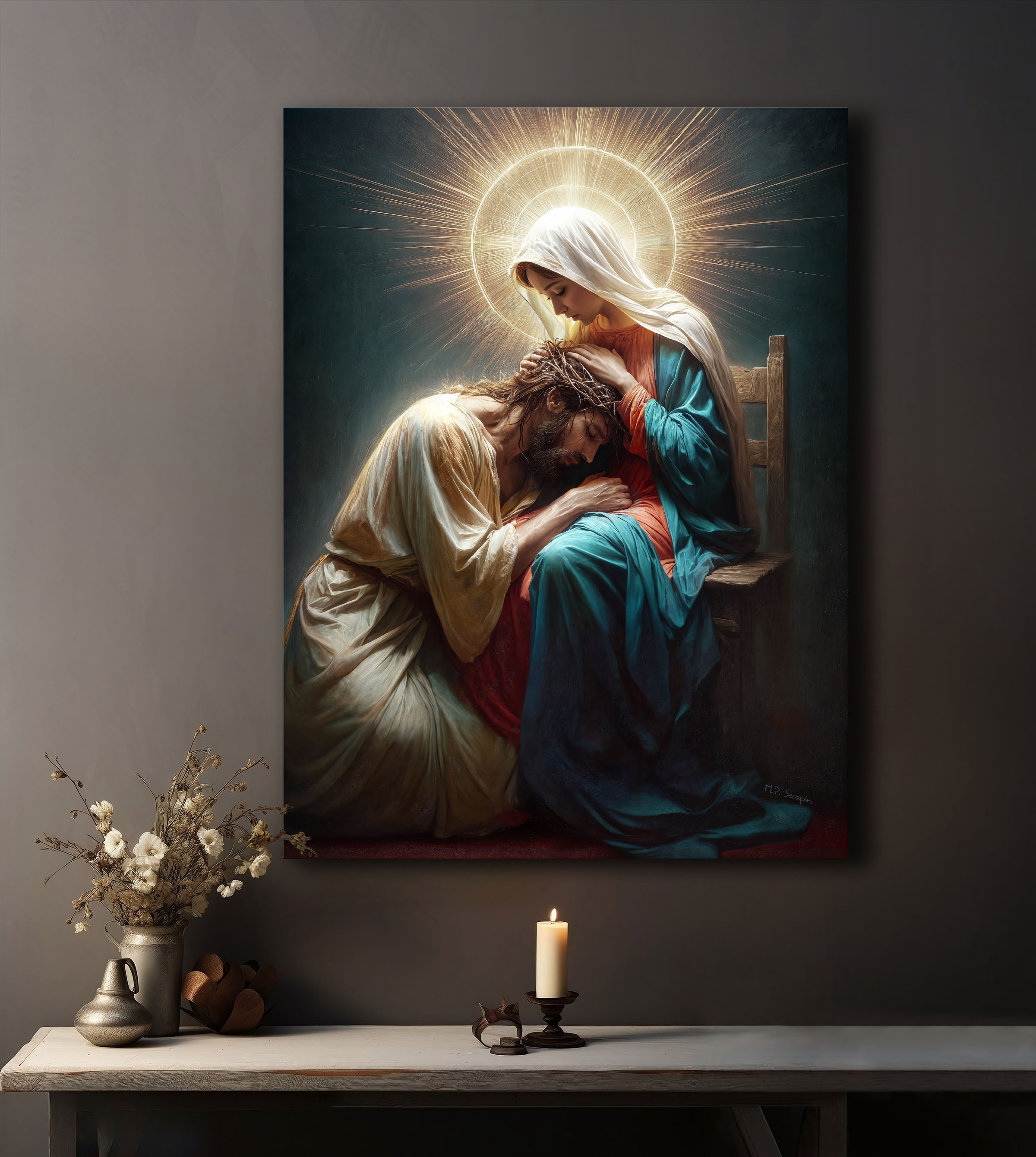 The Mother Comforts Her Son — image 15