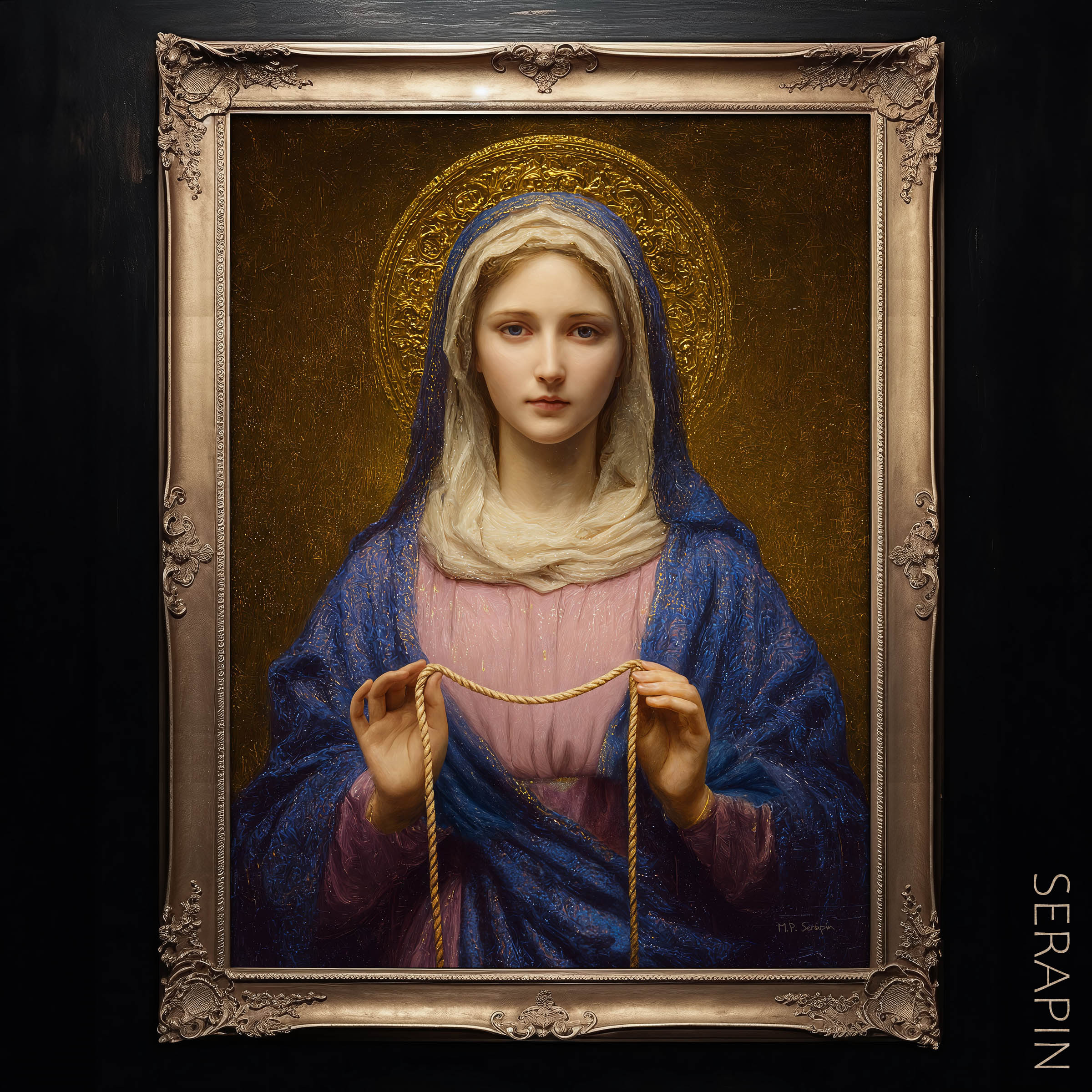 Undoer of Knots — original Catholic art by M.P. Serapin
